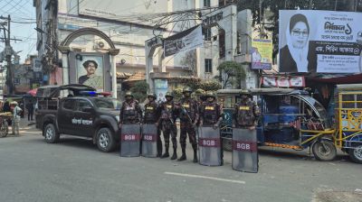 নরসিংদীতে নির্বাচনী নিরাপত্তায় ১৩ প্লাটুন  বিজিবি মোতায়েন