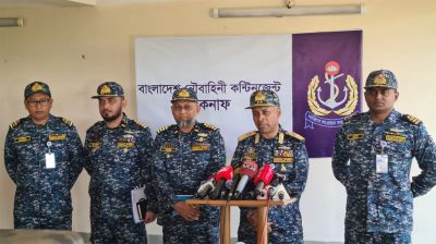 নির্বাচনে সীমান্ত এলাকায় কঠোর অবস্থানে নৌবাহিনী