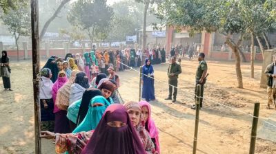 বগুড়ার সাতটি আসনে আড়াই ঘন্টায় ভোট পড়েছে ১৮.৩৬ শতাংশ
