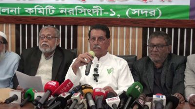 নরসিংদী-১ আসনের খায়রুল কবির খোকনের নির্বাচনী ইশতেহার ঘোষণা