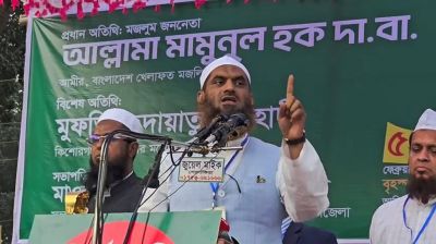 আমারা ঐক্যবদ্ধ হয়েছি ১৮ কোটি মানুষকে তাদের প্রাপ্য বুঝিয়ে দেয়ার জন্য: মামুনুল হক