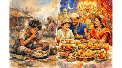 ঈদ উৎসবের আলোয় ঢাকা অন্ধকারের গল্প