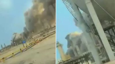 সৌদির রাষ্ট্রায়ত্ত তেল শোধনাগারে ভয়াবহ হামলা