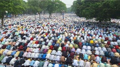 শোলাকিয়ায় ঈদের জামাতে অংশ নিলেন ছয় লাখের বেশি মুসল্লি