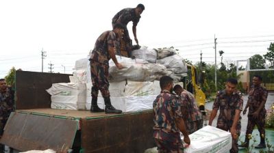 হবিগঞ্জে আড়াই কোটি টাকার ভারতীয় পণ্য জব্দ