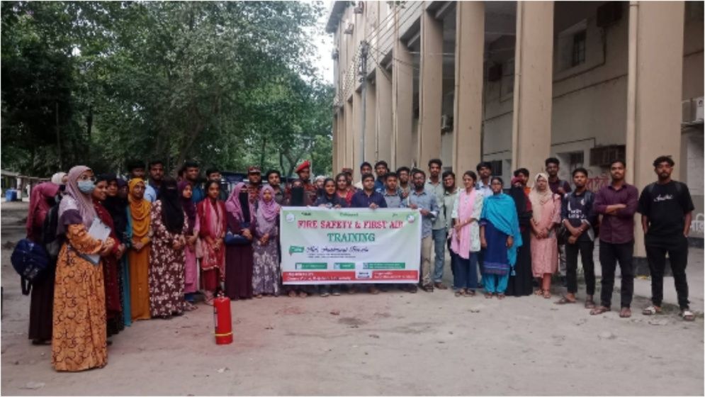 ‎রাবিতে গ্রীন ভয়েসের ফায়ার সেফটি ও ফার্স্ট এইড প্রশিক্ষণ অনুষ্ঠিত