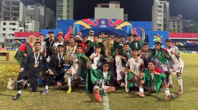 ছাদখোলা বাসসহ হাতিরঝিলে সংবর্ধনা পাচ্ছেন সাফজয়ী যুবারা