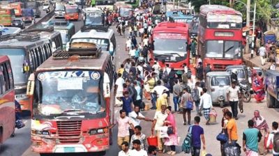 বাসের বর্ধিত ভাড়া আজ থেকে কার্যকর