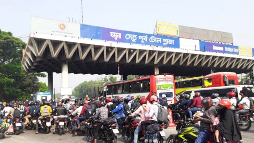 যমুনা সেতুতে ৪ দিনে ১৪ কোটি টাকার টোল আদায়