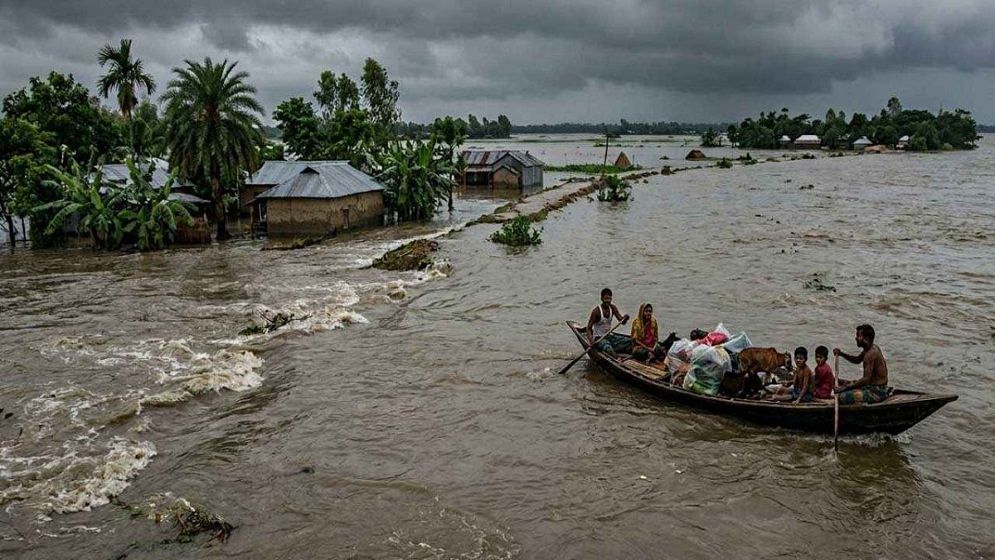 উত্তর-পূর্বাঞ্চলের সাত নদীর পানি বিপৎসীমার ওপরে, বন্যার শঙ্কা