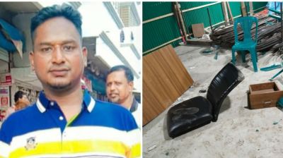রূপগঞ্জে মাদক কারবারির আস্তানায় এলাকাবাসীর হামলা ও উচ্ছেদ অভিযান