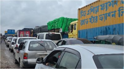 রূপগঞ্জে ঢাকা- সিলেট মহাসড়কে ৭ কিমি যানজট