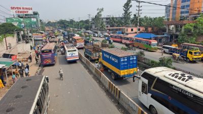 গাজীপুরে ১৫ কিলোমিটার যানজট