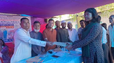 পাকুন্দিয়ায় মানবতার দৃষ্টান্ত স্থাপন করলো শহিদুল্লা-জাহানারা ফাউন্ডেশন