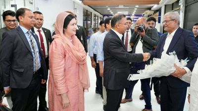 রাষ্ট্রীয় সফর শেষে দেশে ফিরেছেন প্রধানমন্ত্রী
