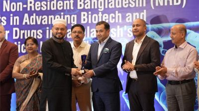 গ্লোবাল হেলথ অ্যাওয়ার্ড পেলেন মীম শরৎ গ্রুপের ব্যবস্থাপনা পরিচালক সোহাগ