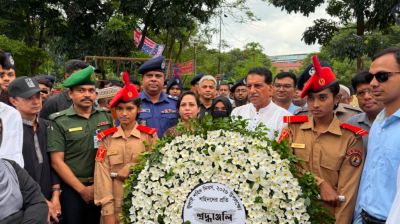 নরসিংদীতে বিভিন্ন কর্মসূচির মধ্য দিয়ে পালিত হয়েছে জুলাই শহীদ দিবস