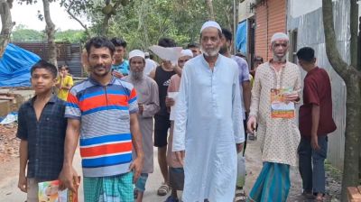 দানাপাটুলী ইউপি চেয়ারম্যান পদে প্রচারণায় বিএনপি নেতা এলাজ