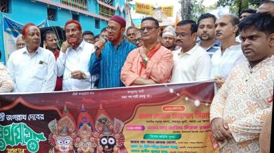 বগুড়ার শেরপুরে ধর্মীয় ভাবগাম্ভীর্যে জগন্নাথ দেবের ৮ দিনব্যাপী রথযাত্রা শুরু, ভক্তদের ঢল