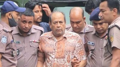 মানবতাবিরোধী অপরাধ মামলায় গ্রেফতার দেখানো হলো মোজাফফর হোসেনকে