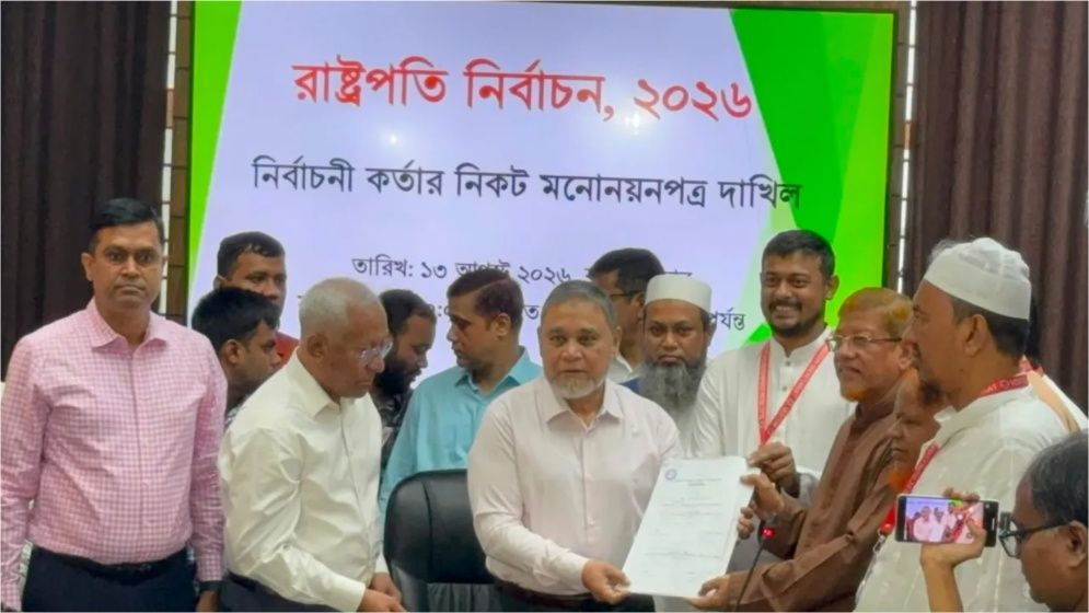 কর্নেল অলির পক্ষে মনোনয়নপত্র জমা