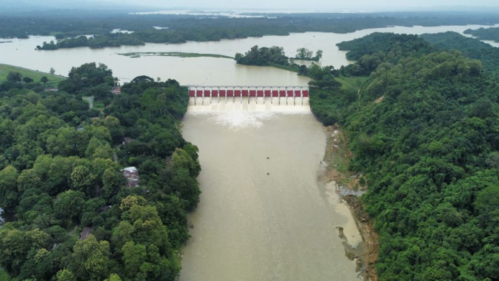 খুলে দেয়া হয়েছে কাপ্তাই বাঁধের ১৬ জলকপাট
