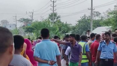 নরসিংদীতে ইটবোঝাই লরির ধাক্কায় শ্রমিক নিহত