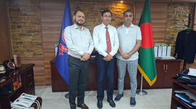 বিআইডব্লিউটিএর চেয়ারম্যানের সঙ্গে ফ্লাওয়ার মিল মালিকদের সৌজন্য সাক্ষাৎ