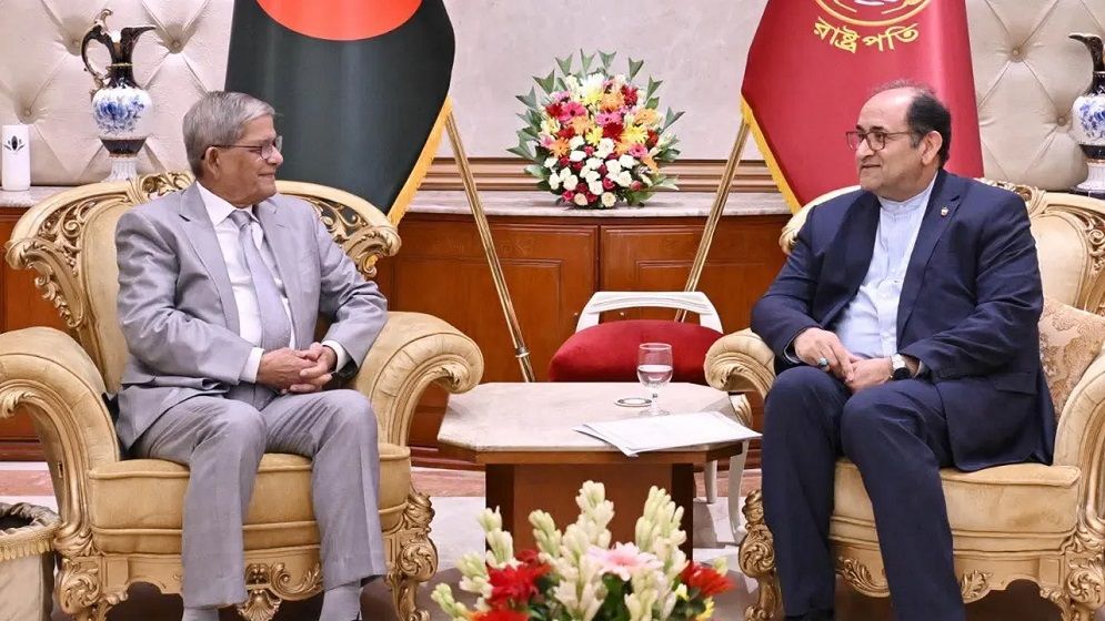 রাষ্ট্রপতির সঙ্গে ইরান রাষ্ট্রদূতের সৌজন্য সাক্ষাৎ