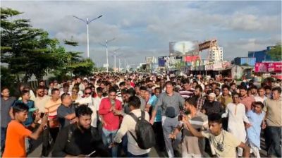 কার্যক্রম নিষিদ্ধ আ.লীগের লকডাউন কর্মসূচির প্রতিবাদে রূপগঞ্জে বিএনপির মিছিল