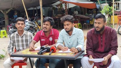 রাবি স্টেশন সংস্কার ও সকল ট্রেনের যাত্রাবিরতিসহ ৫ দাবি শিক্ষার্থীদের