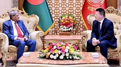 বিনিয়োগ বৃদ্ধি ও রোহিঙ্গা প্রত্যাবাসনে চীনের সহযোগিতা চাইলেন রাষ্ট্রপতি