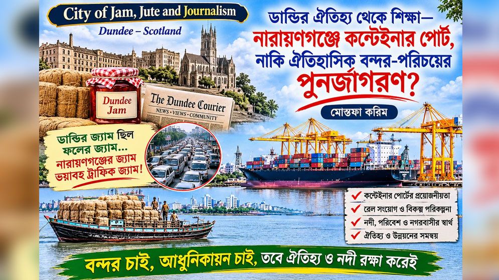 নারায়ণগঞ্জে কন্টেইনার পোর্ট, নাকি ঐতিহাসিক বন্দর-পরিচয়ের পুনর্জাগরণ?
