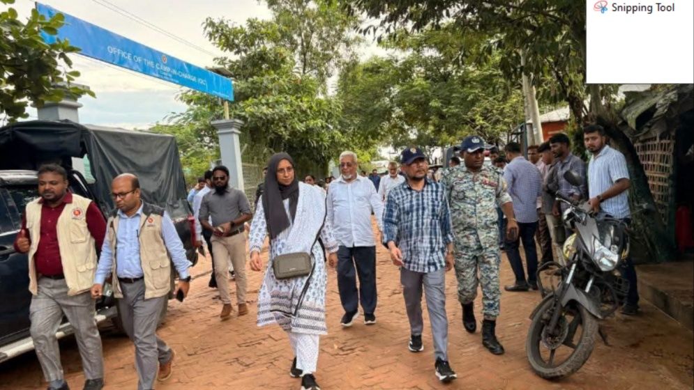 রোহিঙ্গা ক্যাম্প পরিদর্শনে পররাষ্ট্র মন্ত্রণালয় সম্পর্কিত সংসদীয় স্থায়ী কমিটির প্রতিনিধি দল
