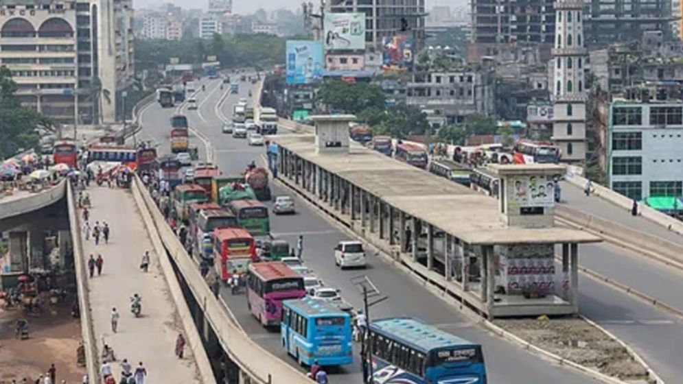 ঢাকা-গাজীপুর বিআরটি প্রকল্প বাতিলের সিদ্ধান্ত, ৬ লেন করার পরিকল্পনা