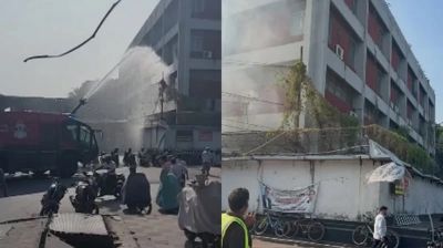 শাহজালাল আন্তর্জাতিক বিমানবন্দরের স্টোর বিল্ডিংয়ে আগুন