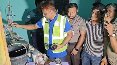 টঙ্গীতে ইয়াবা তৈরির গোপন কারখানার সন্ধান